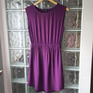 Theory purple sleeveless dress